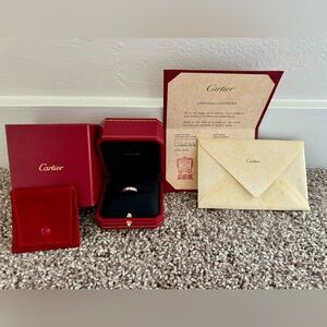 COPY - LOVE wedding band, white gold (750/1000).